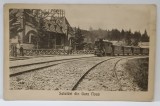 DARSTE - SACELE ,GARA NOUA , CARTE POSTALA ILUSTRATA , 1929