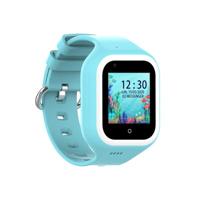 Ceas Smartwatch Pentru Copii, Wonlex KT21, Albastru, SIM card, 4G, Apel video foto