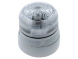 Semnalizator luminos LED flash alb 230V KLAXON SIGNALS Flashguard IP65