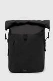Sandqvist rucsac Konrad culoarea negru, mare, uni