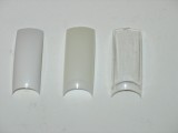 Set 500 unghii false 10 marimi transparente