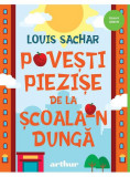 Povești piezișe de la Școala-n Dungă (Vol. 1) - HC - Hardcover - Louis Sachar - Arthur