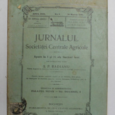 JURNALUL SOCIETATII CENTRALE AGRICOLE , ANUL XIII , NR. 6 , 15 MARTIE 1906