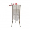 Centrifuga manuala apicola, extractor miere transparent cu 2 rame