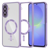 Husa premium Samsung Galaxy A36 5G Techsuit Luxury Crystal MagSafe, mov