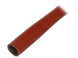 Manșon Electroizolant Fibră de Sticlă Cărămiziu -60&divide;250&deg;C