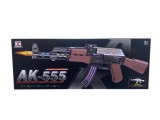 Pusca AK-555 de jucarie cu sunete si lumini
