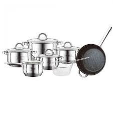 PETERHOF PH-15843 Set cratite inox cu capac 12 piese foto