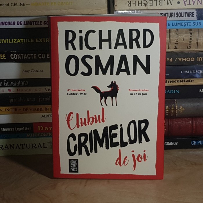 RICHARD OSMAN - CLUBUL CRIMELOR DE JOI ( ROMAN POLITIST ) , 2020 *