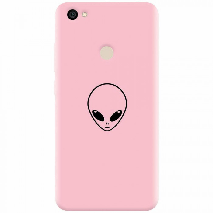 Husa silicon pentru Xiaomi Redmi Note 5A, Pink Alien