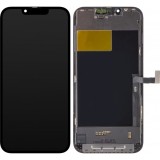 Cumpara ieftin Display cu Touchscreen ZY pentru Apple iPhone 13 Pro, cu Rama, Versiune OLED IC Movable, Negru