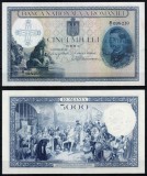 Romania 1940, 5000 LEI 1931 supratipar &quot;6 SEPTEMVRIE 1940&quot;, seria fractie, P#48b, UNC! RARA!!!