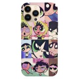Husa compatibila cu Apple iPhone 14 model Buttercup Powerpuff, Silicon, TPU, Viceversa, Transparent, Carcasa