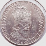 411 Austria 50 Schilling 1965 Vienna University km 2898 argint, Europa