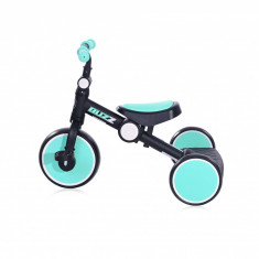 Tricicleta pentru copii Buzz complet pliabila black turquoise