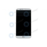 Capacul frontal al modulului de afișare LG G2+lcd+digitizer alb