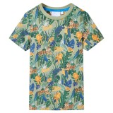 Tricou pentru copii cu m&acirc;neci scurte, multicolor, 140