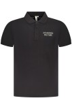 Cumpara ieftin ACCADEMIA MILITARE Tricou polo barbati, cu logo brodat, Regular fit, Negru, S