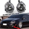 Proiectoare Ceata Golf 5 GTI Jetta Mk5 Lampa, Set 2 buc, Bec Halogen 55W, Compatibil 2004-2010, 1KD941699 1KD941700