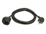 Prelungitor alimentare AS SCHWABE 5m 3G1,5mm&sup2; 16A 1 priză PVC negru 50512