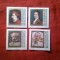 Serie Liechtenstein 1981 - Personalitati , 4 valori