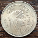 (A66) MONEDA DIN ARGINT ITALIA - 1000 LIRE 1970, CENTENAR ROMA CAPITALA ITALIEI, Europa