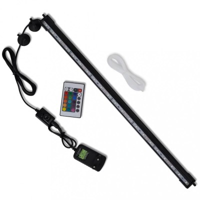 vidaXL Lampă cu LED pentru acvariu cu bule RGB 56,5 cm 41208 foto