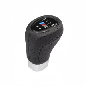 Nuca Schimbator Piele Perforata BMW X5 E53 2000-2006 5 Trepte foto