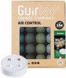Instalatie GuirLED, bumbac, gri/verde/albastru, 1,6 m