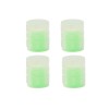 Set 4 capace pentru supapa cauciucuri, fosforescente, universale, ABS, verde