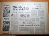 Scanteia tineretului 22 octombrie 1964-orasul piatra neamt,jocurile olimpice