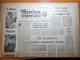 Scanteia tineretului 22 octombrie 1964-orasul piatra neamt,jocurile olimpice