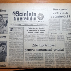 scanteia tineretului 22 octombrie 1964-orasul piatra neamt,jocurile olimpice