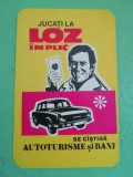 C9 18 - 1978 - Calendar de buzunar - reclama Loz in plic