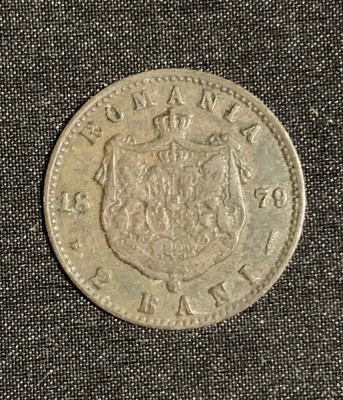 Moneda 2 bani 1879 foto