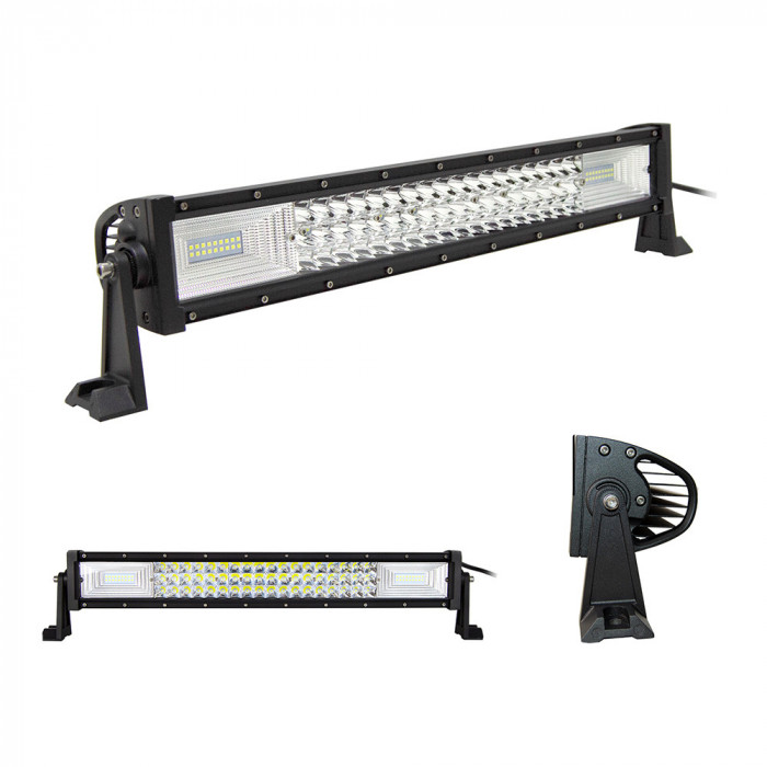 Proiector auto LED 90 SMD, suport, 388W, 53 cm, 12/24V