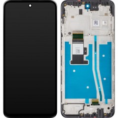 Display cu Touchscreen Motorola Moto G53, cu Rama, Negru, Service Pack 5D68C22150 foto