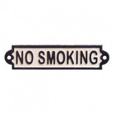 Placheta din fonta "Fumatul interzis"  CS-17