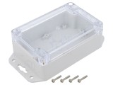 Carcasă universală KRADEX ZP 80x120x45mm, IP65, gri deschis