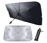 Parasolar pliabil tip umbrela pentru parbriz, dimensiune universala, protectie UV