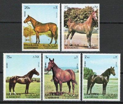 Sharjah 1972 Mi 1006/11 MNH - Cai foto