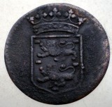 J.411 INDIILE OLANDEZE NETHERLANDS EAST INDIES WEST FRIESLAND VOC 1 DUIT 1746