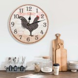 Cumpara ieftin Ceas de perete, model cu cocoș, multicolor, 30 cm, MDF