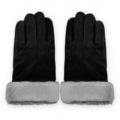 Manusi Dama cu Touchscreen - iberry Winter Gloves Black/Gray foto