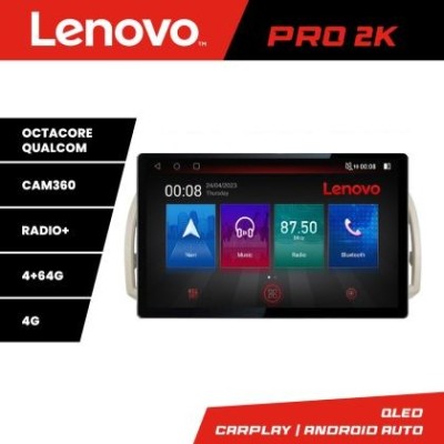 Navigatie Nissan Micra 2002-2010 Lenovo PRO 4+64 13 inch 2K android 4G DSP gps internet KIT-micra2003 CarStore Technology foto