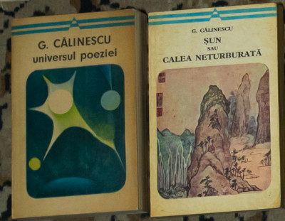 George Calinescu - Universul poeziei - Sun sau calea neturburata foto
