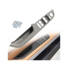 Panou / maner portiera sofer fara oglinzi rabatabile pentru BMW Seria 3 E90/E91, gri, 37,5 cm
