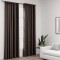 vidaXL Draperii opace aspect p&acirc;nză c&acirc;rlige 2 buc. gri taupe 140x245 cm