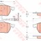 Set placute frana,frana disc SKODA OCTAVIA I Combi (1U5) (1998 - 2010) TRW GDB1403