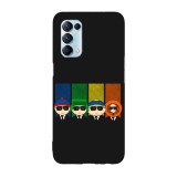 Husa compatibila cu Oppo A72, Viceversa, model Man in black South Park, Silicon, TPU, Transparent, Carcasa